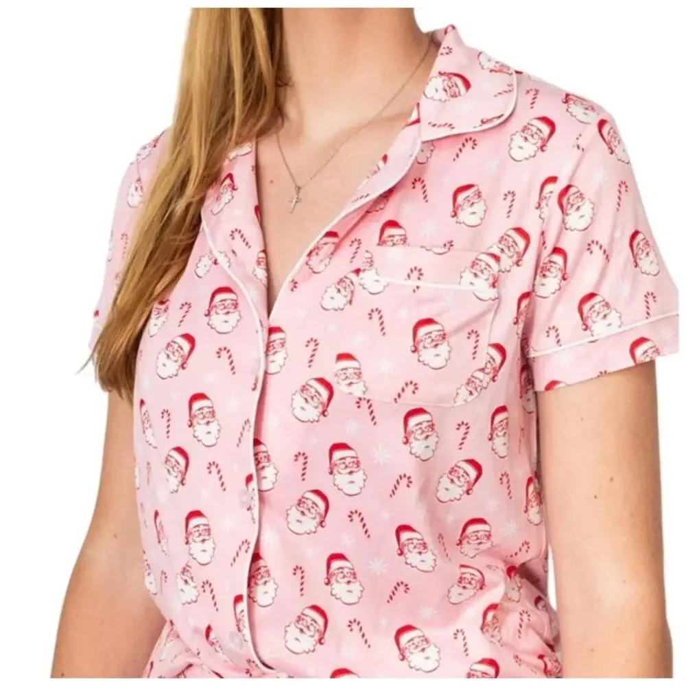 The Royal Standard Girl's Medium 8-9 Candy Cane Cutie Shirt Pants Scrunchie Set
